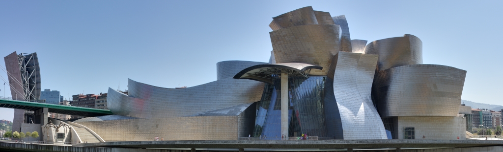 Spain - Bilbao - Guggenheim from across the river